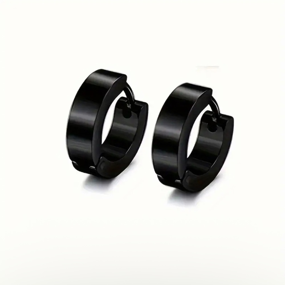 Small hoop huggie earrings